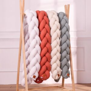 Trecce in mussola ricamata in diverse colorazioni