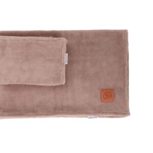 Set asciugamani per neonato in spugna di bamboo choco