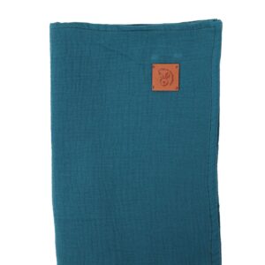 Mussola per neonato due misure verde ottanio